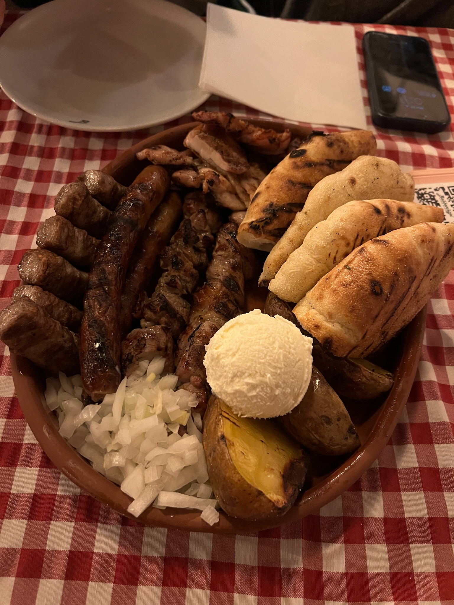 A meal at Baščaršija